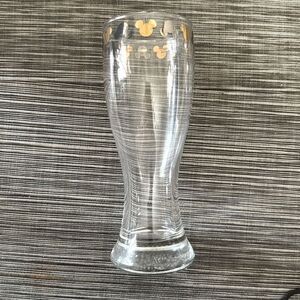 Disney Mickey Mouse Elegant Clear Drinking Glass